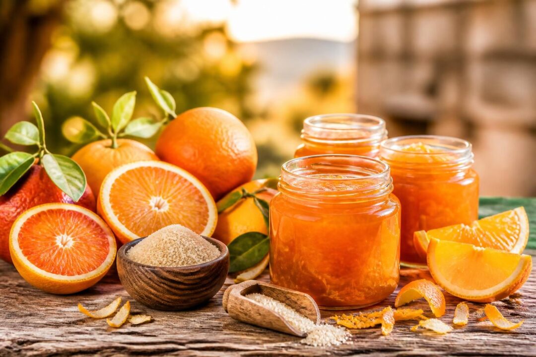 scopri la ricetta tradizionale calabrese della marmellata di arance, con varietà locali e proporzioni perfette per un gusto autentico.