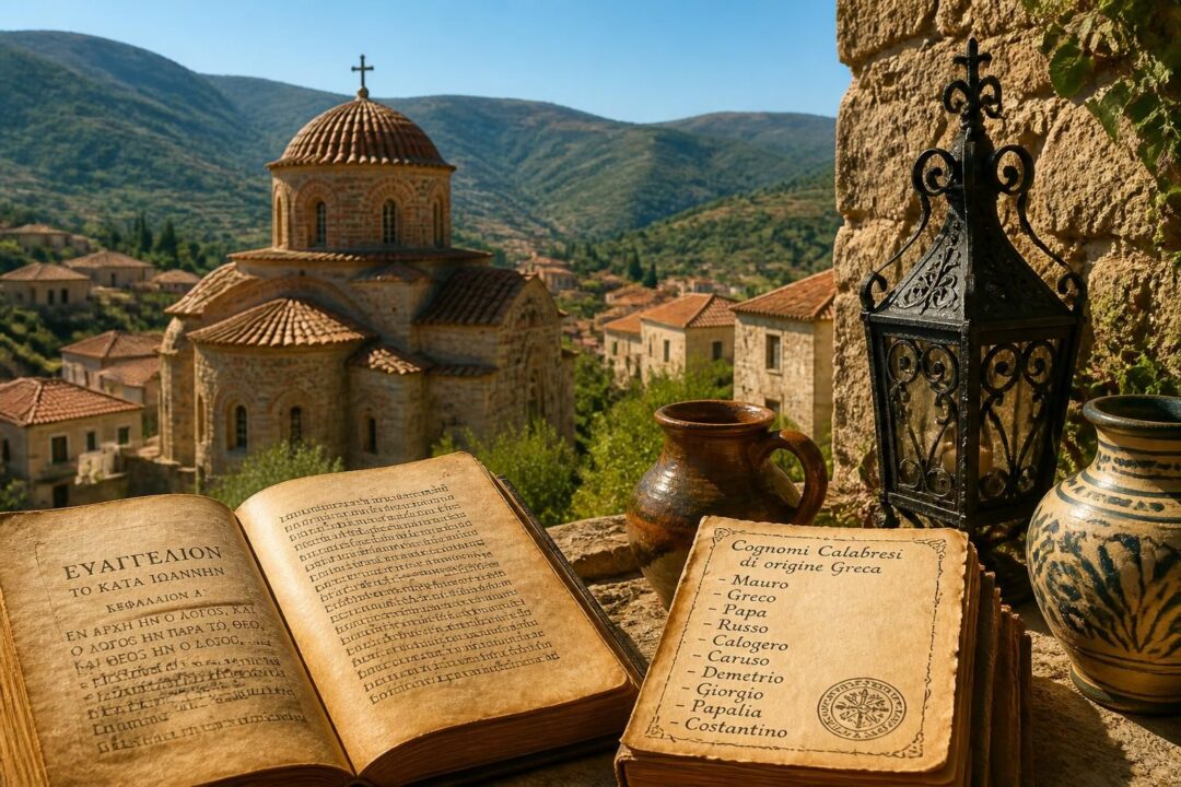 scopri l'origine greca dei cognomi calabresi, con profonde radici bizantine e grecaniche che raccontano la storia e la cultura della calabria.
