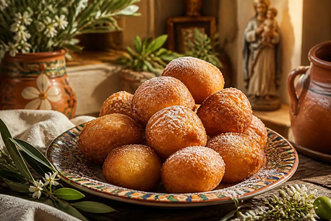 scopri la ricetta originale delle zeppole calabresi, la deliziosa frittura tradizionale di san giuseppe, croccante e irresistibile.